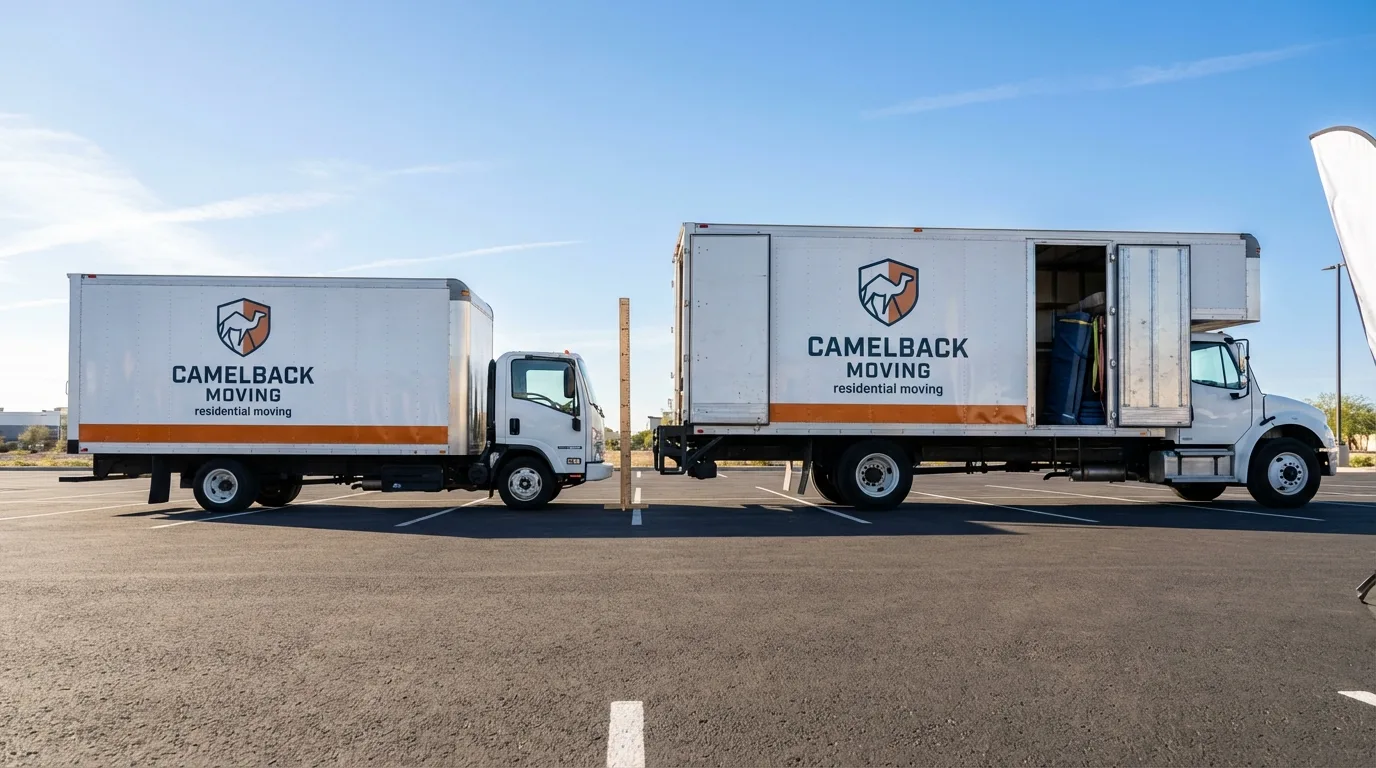 Moving truck size capacity guide in Shelbyville